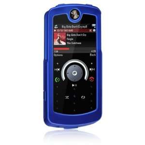  Motorola E8 RubberIzed Case Hard Cover Blue (free ESD 
