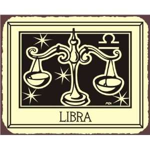  Libra Zodiac Astrology Vintage Metal Art Retro Tin Sign 