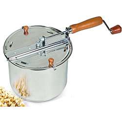 Stainless Steel 6.5 qt Stovetop Popcorn Popper  