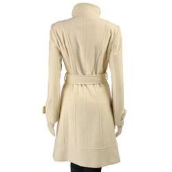 Ellen Tracy Womens Wool and Cashmere Coat  