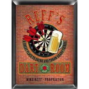 Personalized Darts Room Pub Sign 