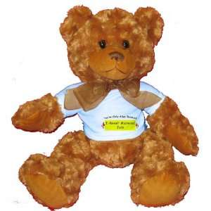   Havent Mastered Judo Plush Teddy Bear with BLUE T Shirt Toys & Games