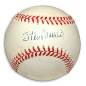  Stan Musial Autographed Baseball Sports Collectibles