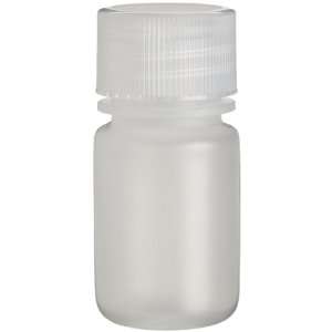  Wide Mouth Bottle, 1oz With 28 410 Screw Cap, Natural, Autoclavable 