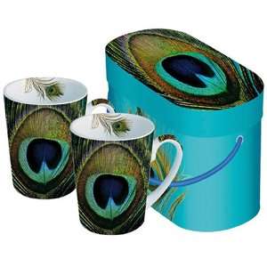 Paperproducts Design Paradise Peacock 8 1/2 Ounce Mug,  