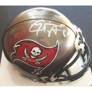 com Michael Clayton Autographed Mini Helmet   Bucs   Autographed NFL 