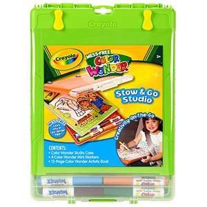 Crayola Mess Free Stow and Go Studio Green Toys & Games