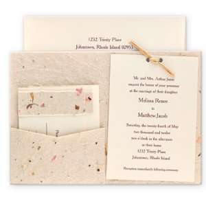   Pocket Fold Invitation Wedding Invitations