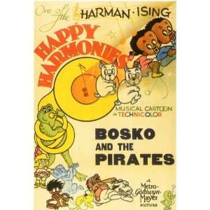  Bosko and the Pirates Movie Poster (11 x 17 Inches   28cm 