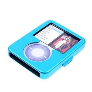  Blue Aluminum Case for Video Capable iPod Nano 3 