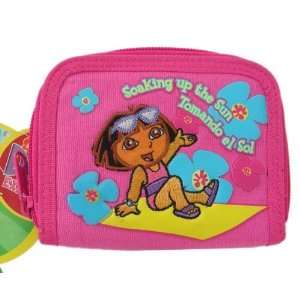   Dora The Explorer Wallet   Soaking Up The Sun zip wallet Toys & Games