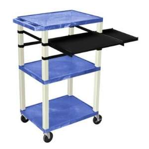   Blue with Putty Finished Legs Presentation Station