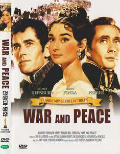 War and Peace (1956) Audrey Hepburn DVD  