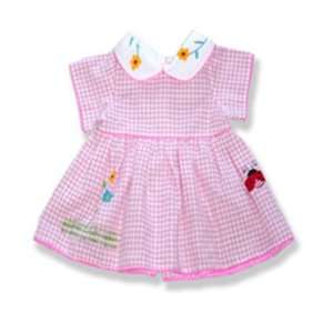  Pink Gingham Dress fits Most 14   18 Stuffed Animals and 