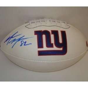  Mario Manningham Autographed Ball   SI   Autographed 