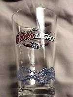 NEW Coors Light Tenness Titans Thermochromatic Glasses  