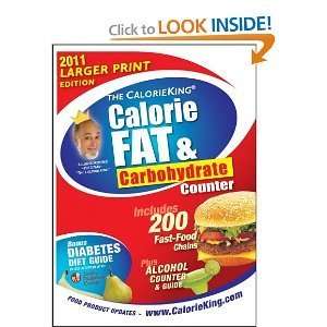  {THE CALORIEKING CALORIE, FAT & CARBOHYDRATE COUNTER(2011 