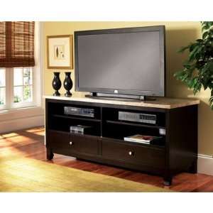  Steve Silver Monarch 60 inch TV Stand in Black Furniture 