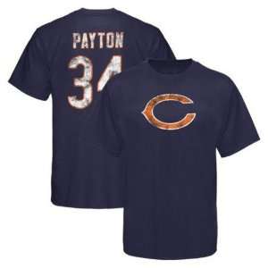 Chicago Bears Walter Payton Vintage Name and Number T 