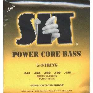  S I T Strings Electric Bass Power Core Nickel Long 5 String 