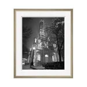  Water Tower Chicago Illinois Framed Giclee Print