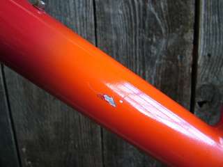   Cannondale Frame and Fork (55.5 cm) w/Red Orange Enamel Finish  