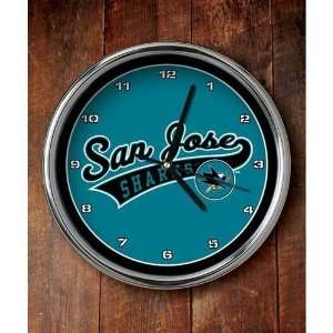  San Jose Sharks Chrome Clock