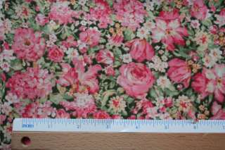 yd Romantic Scented Memories Roses Floral Craft Cotton Quilt Fabric 