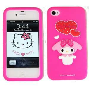   for Apple Iphone 4 4gs Hot Pink My Melody Cell Phones & Accessories