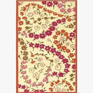  The Rug Market #11489 Flowers and Hearts Kids Rug Size 2.8 