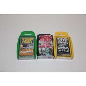 Top Trumps card game   Amazing Places 3 Pack with Wonders of the World 