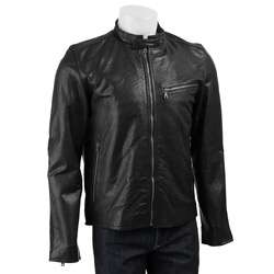 Kenneth Cole New York Mens Leather Jacket  