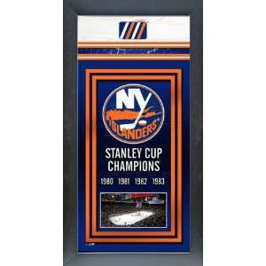  New York Islanders Framed Team Championship Banner Series 