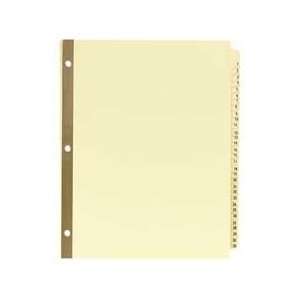 Consumer Products Products   Laminated Tab Dividers, 3 HP, Numerical 1 