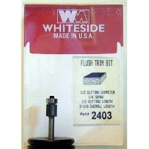    Whiteside   WS2403   1/2 2 Flute Flush Trim Bit