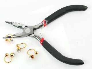 Jewelry making 4 in 1 tool round nose pliers Wire wrapping cutter 