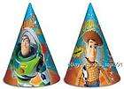 Toy Story Birthday Party Glittered Party Hats Caps x6  