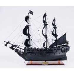 Old Modern Handicrafts Black Pearl Pirate Ship Model  