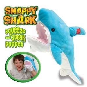  Shark Puppet   Voice Recording Squeeze And Speak Toys 
