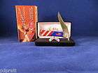 Case Prototype Painted Pony OLD GLORY Russlock Knife MOP Coral Lapis 