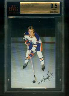 1979 Oilers Postcards WAYNE GRETZKY Rookie BGS BVG 9.5  