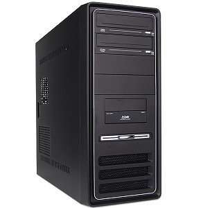   12 Bay ATX Computer Case with 300W Power Supply (Black) Electronics