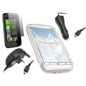   In Car Charger, 3 Pin UK Mains Charger For HTC Mozart 7 Electronics