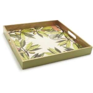    Michele Designs Olive Decoupage Serving Tray
