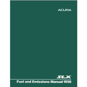    1998 ACURA SLX Fuel Emissions Service Shop Manual Book Automotive