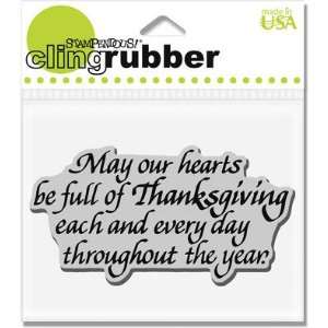    Cling Thanksgiving Year   Cling Rubber Stamp Arts, Crafts & Sewing
