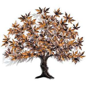  Maple Tree Copper Wall Sculpture   Frontgate
