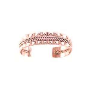    By Navajo Artist Verna Tahe Copper Womens Bracelet Jewelry