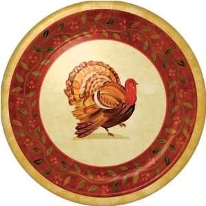 Country Thanksgiving Paper Banquet Plates Toys & Games