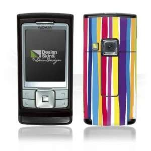  Skins for Nokia 6270   Watercolour Stripes Design Folie Electronics